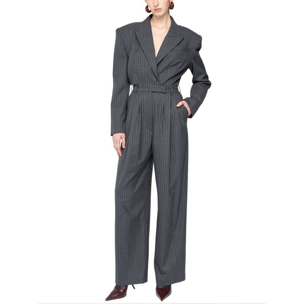 Ronny Kobo Womens  Michelle Wool-Blend Jumpsuit